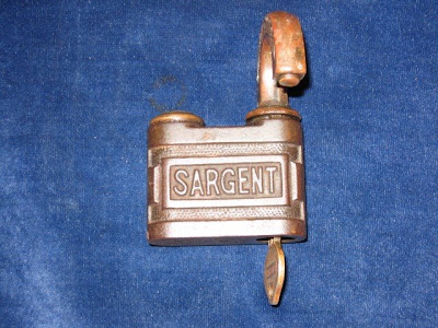 RestraintsBlog: Antique Sargent New Haven Conn Padlock