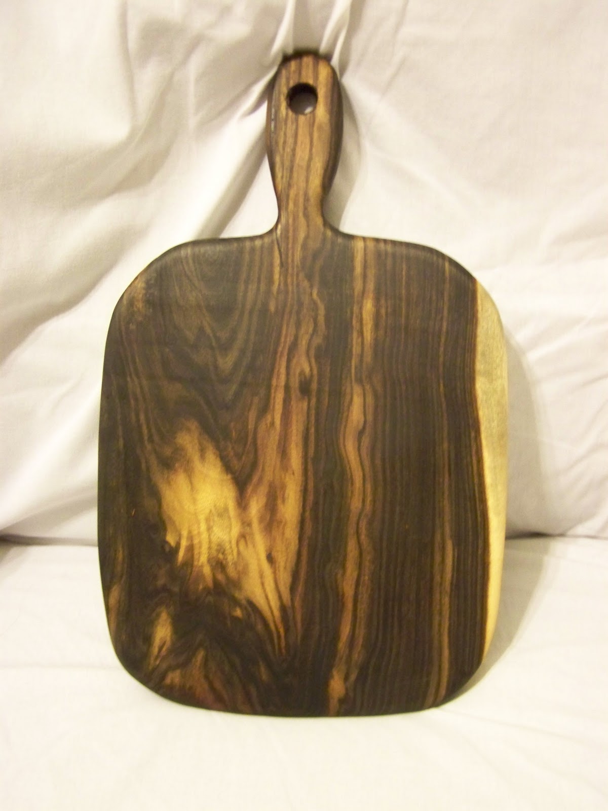 J & C WoodCrafts Texas Ebony Cutting Board SOLD