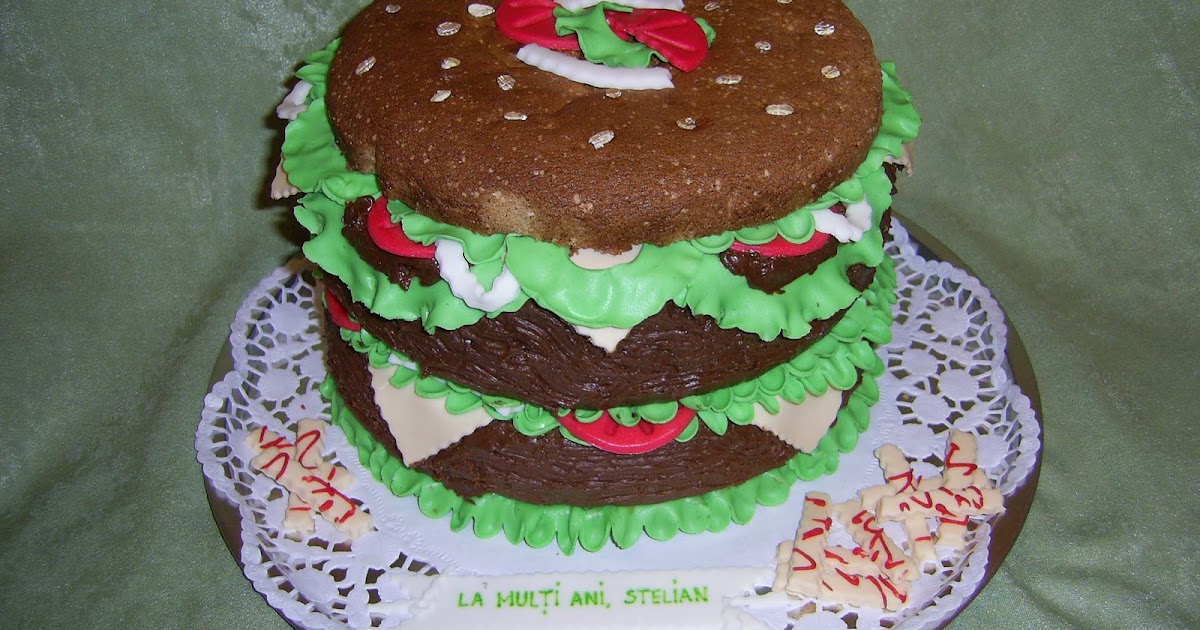 Mama-Mio Cakes: Tort hamburger