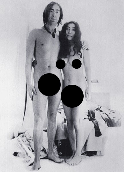 John Lennon & Yoko Ono.