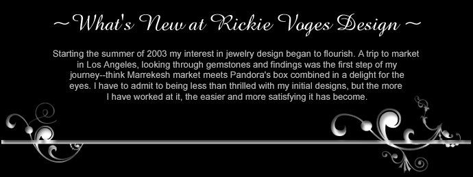 What's New at Rickie Voges Designs