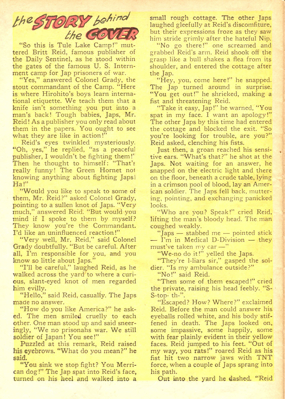 Read online Green Hornet Comics comic -  Issue #19 - 36