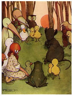 Alice in Wonderland, La course au Caucus, dodo, Mabel Lucie Attwell