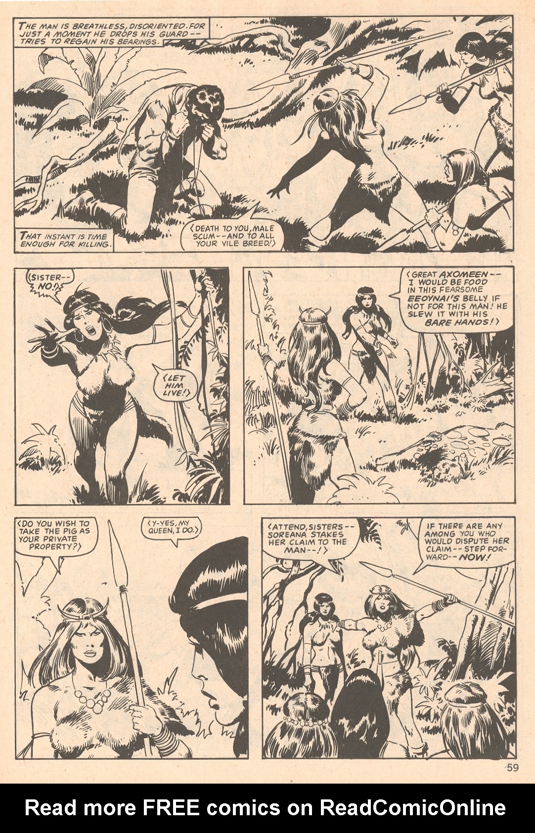 Read online The Savage Sword Of Conan comic -  Issue #66 - 59