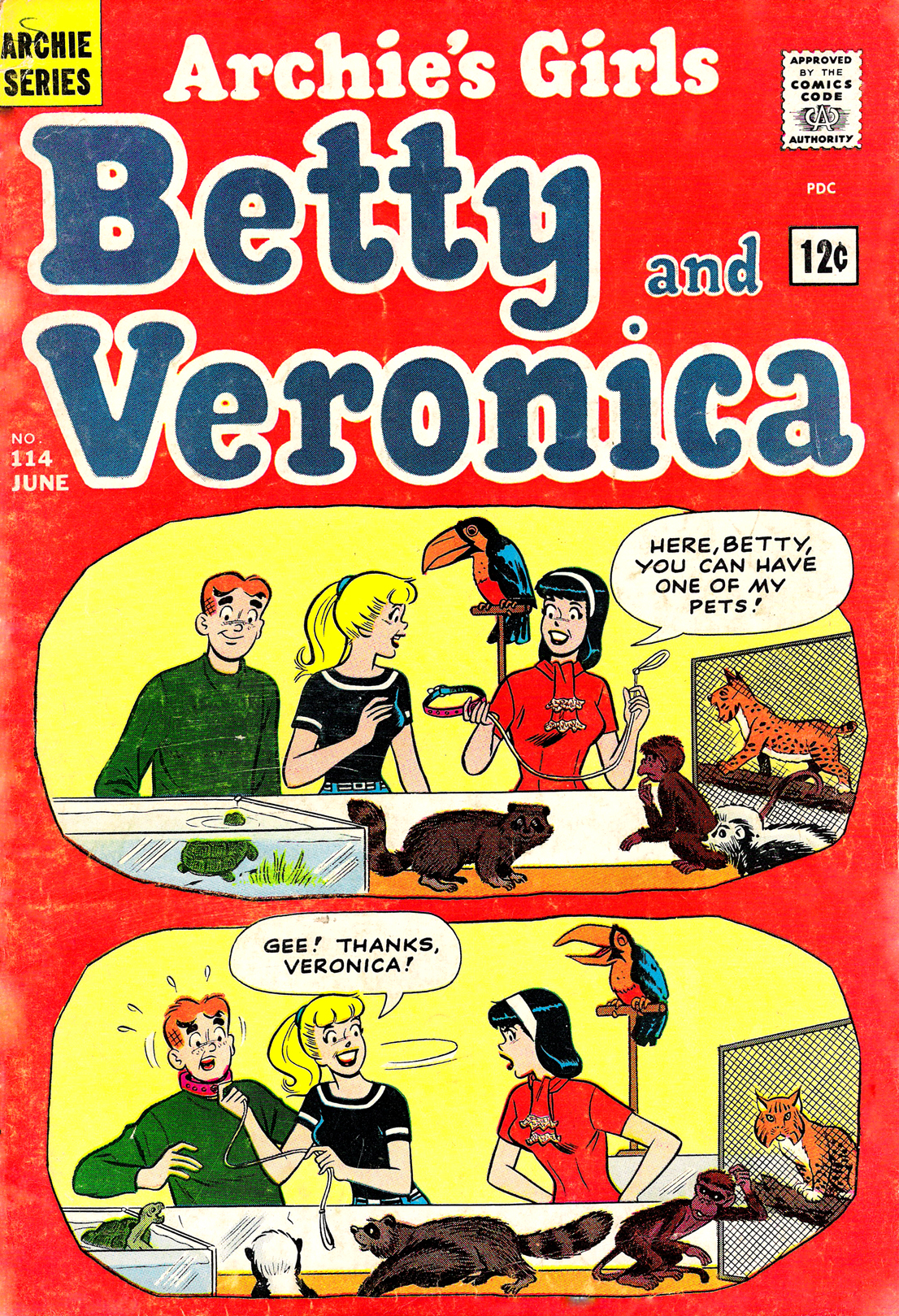 Read online Archie's Girls Betty and Veronica comic -  Issue #114 - 1