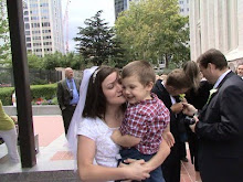 Delcies wedding!!! The last of eight children in Darins family to get sealed in the Temple!!!