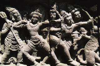 Ramayana Epic Relief at Prambanan