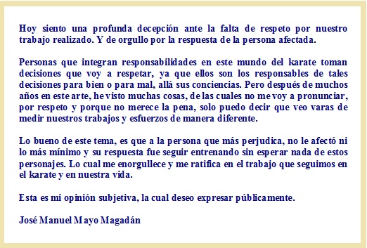 Karate Shito Ryu Asturias Decepcion Y Orgullo A La Vez Del