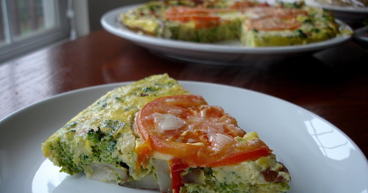 Mary Ellen's Cooking Creations BroccoliRed PepperPotato Frittata