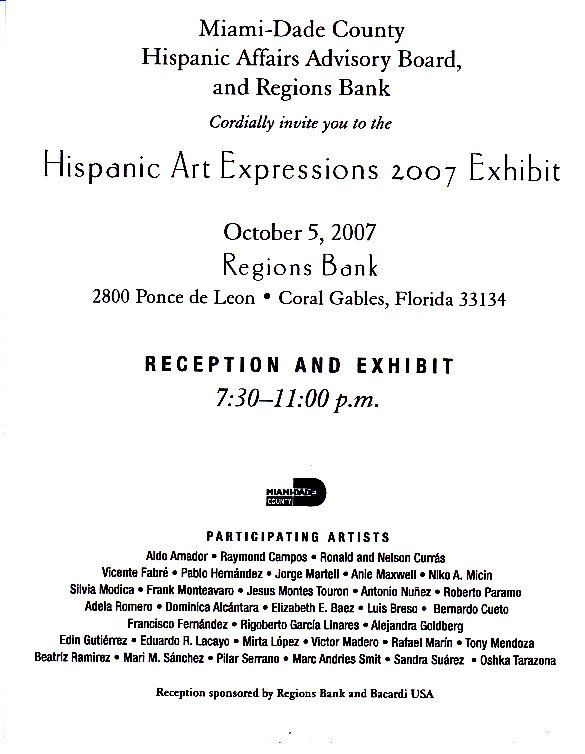 Hispanic Art Expressions, 2007