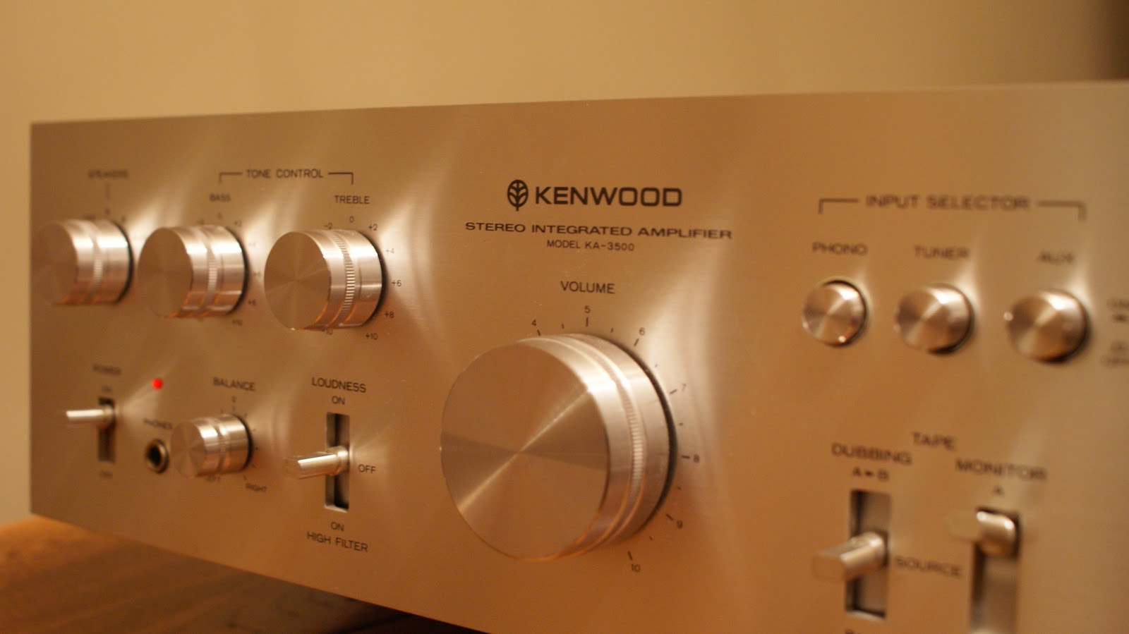 VINTAGE SOUND Kenwood KA3500 Integrated Amp