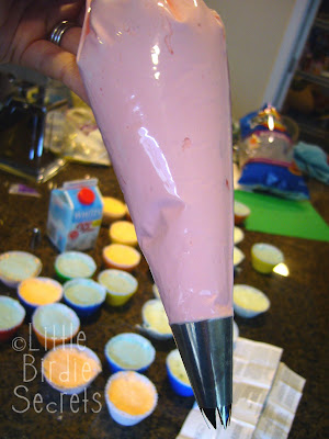 Bath Bomb Cupcakes Frosting Piping
