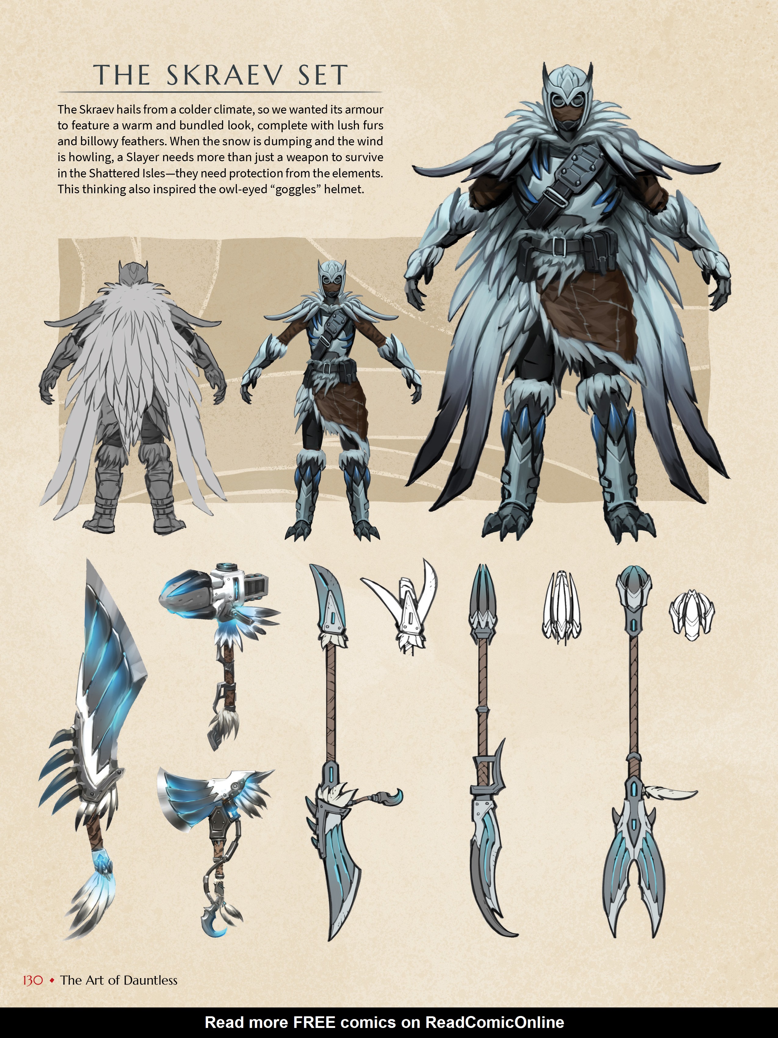 Read online The Art of Dauntless comic -  Issue # TPB - 112