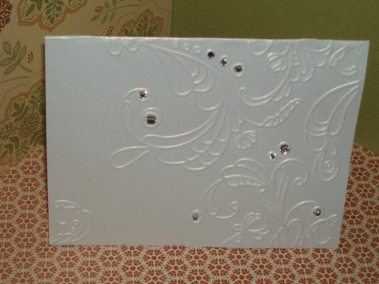 Stampin' With Elegant Lines Embossing Folder Cards