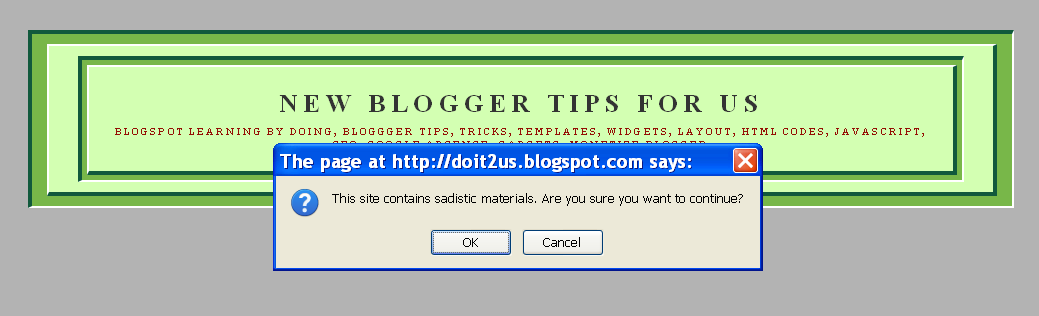 JavaScript - Small Tips II (How To Make An Alert Message Pop Up Box ...