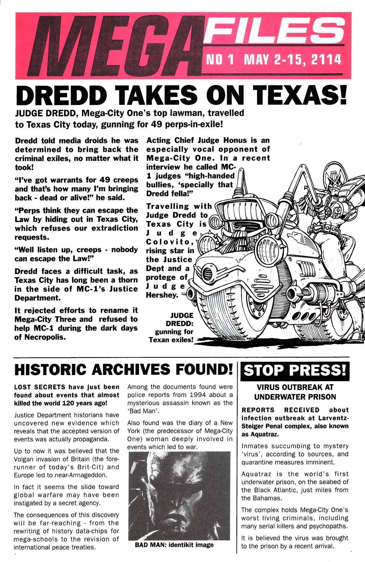Read online Judge Dredd: The Megazine (vol. 2) comic -  Issue #1 - 18