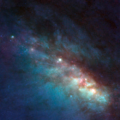 Regiones centrales de la galaxia NGC 253