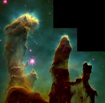 M16 Los pilares de la creación en la Nebulosa del Águila