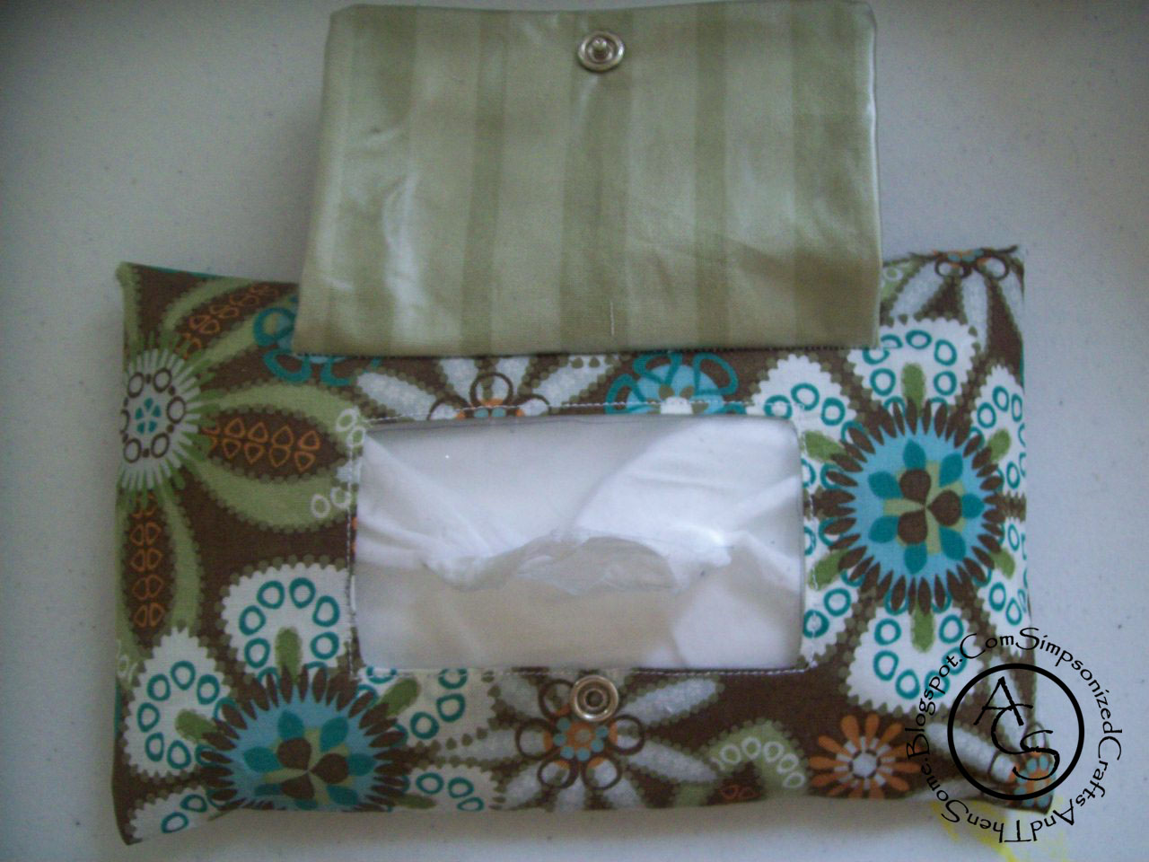 SIMPSONIZED CRAFTS Baby Wipe Fabric Cover