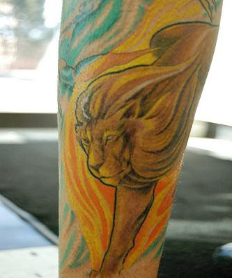 Leo Tattoo, zodic tattoo