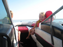 Calie girl liking the boat ride!