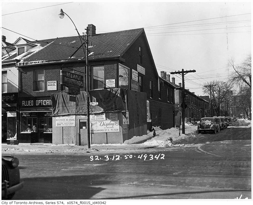 lost toronto Yonge Street 1950