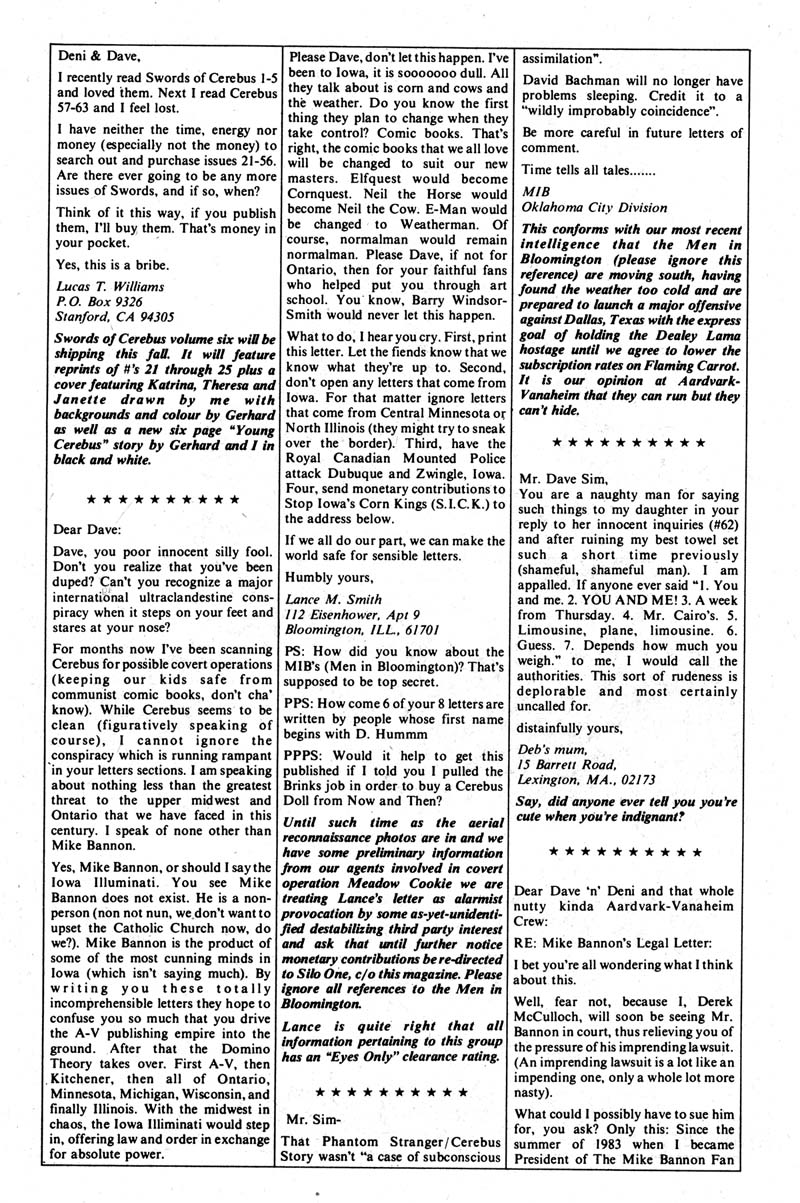 Cerebus Issue #66 #66 - English 31