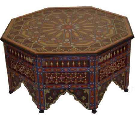 table-bois-maroc