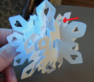 sliceform snowflake