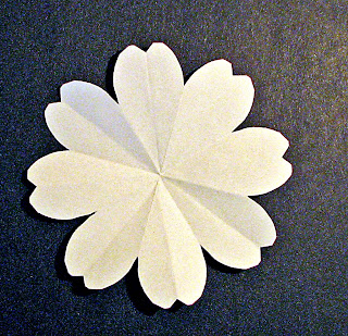 seven flower pop up card