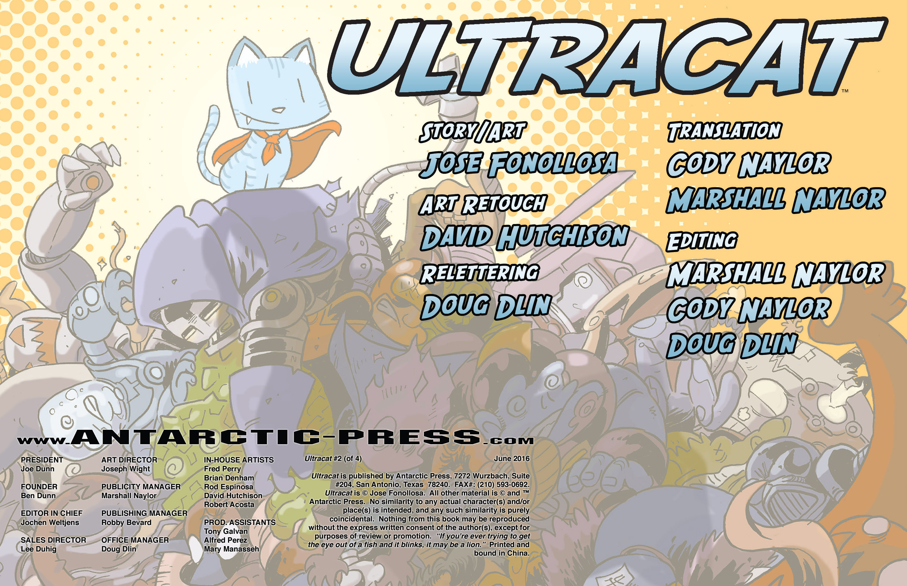 Read online Ultracat comic -  Issue #2 - 2