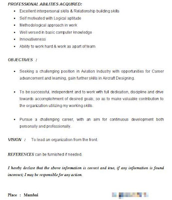 Really bad resume examples