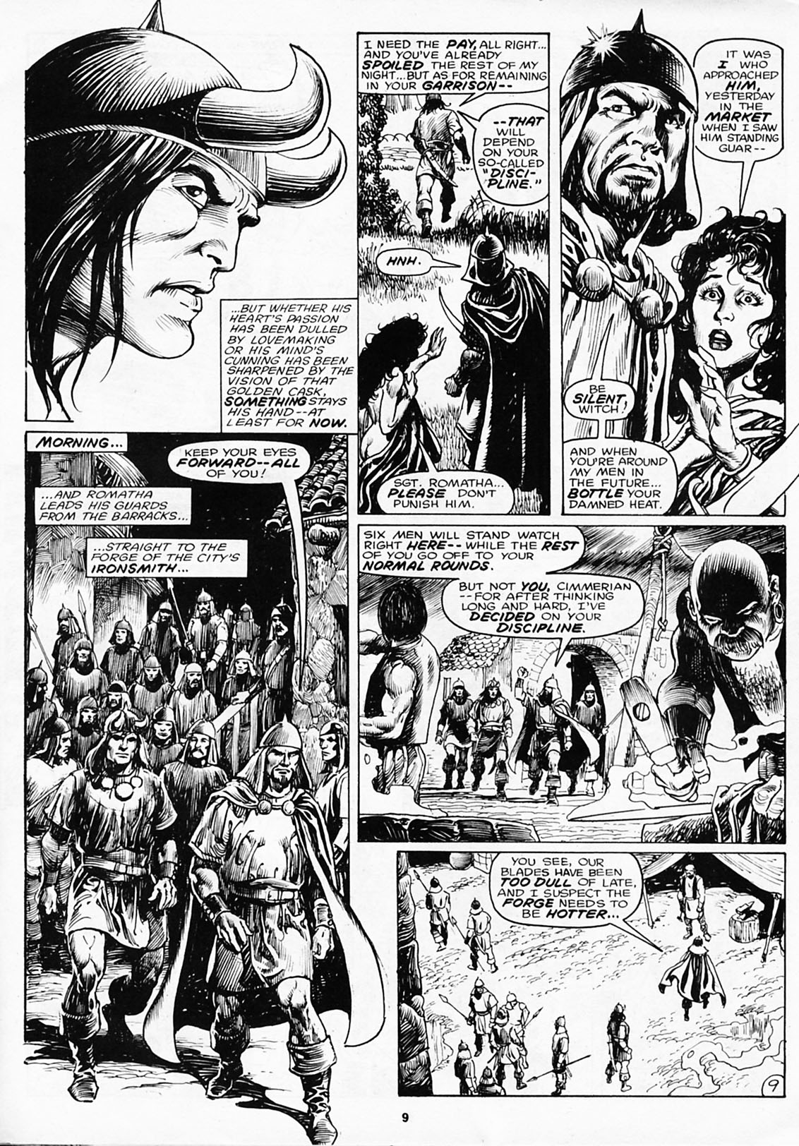 Read online The Savage Sword Of Conan comic -  Issue #180 - 11
