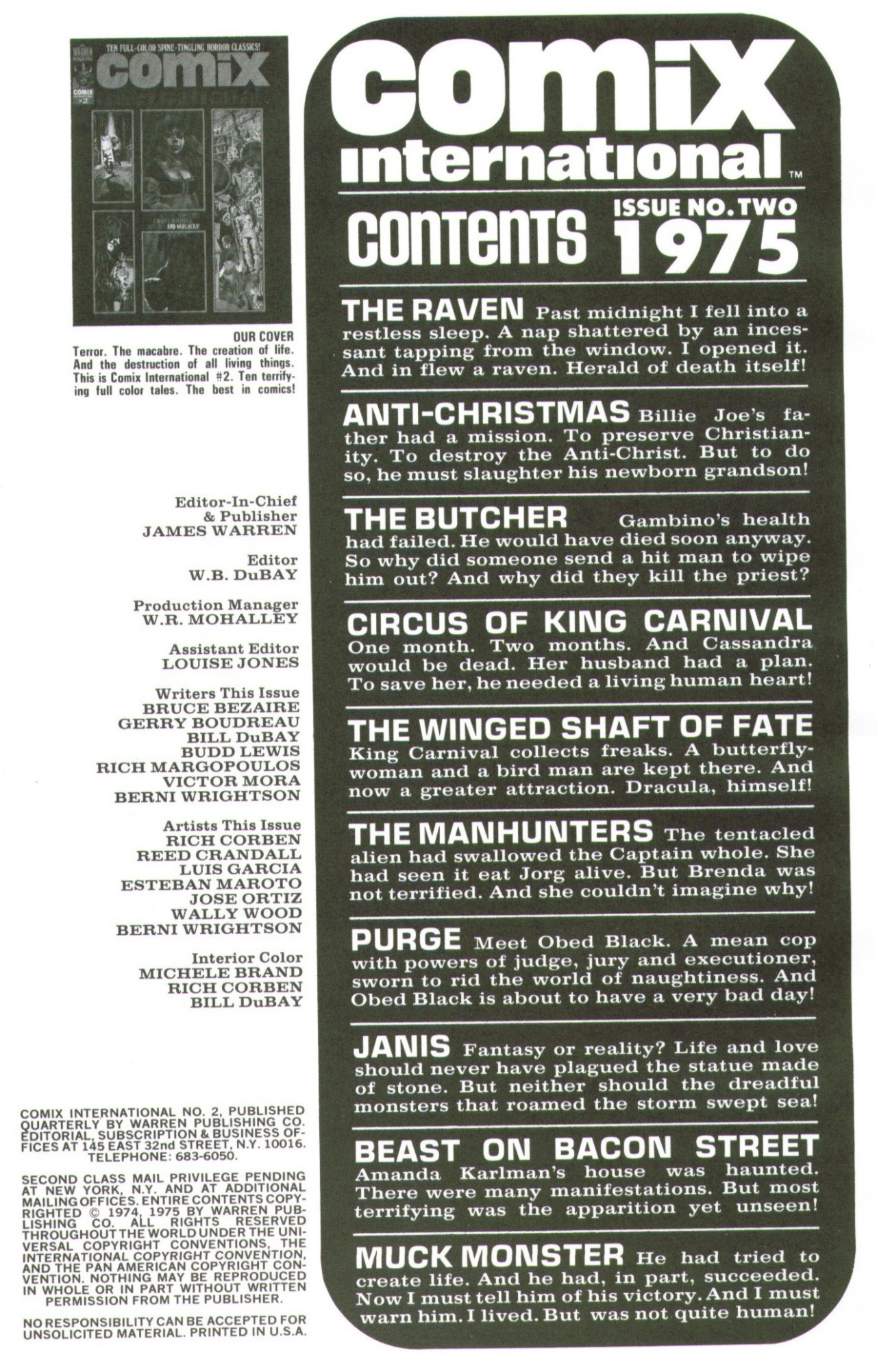 Read online Comix International comic -  Issue #2 - 2