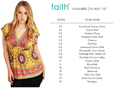 ... you can find faith 21 forever 21 s plus size line arizona california