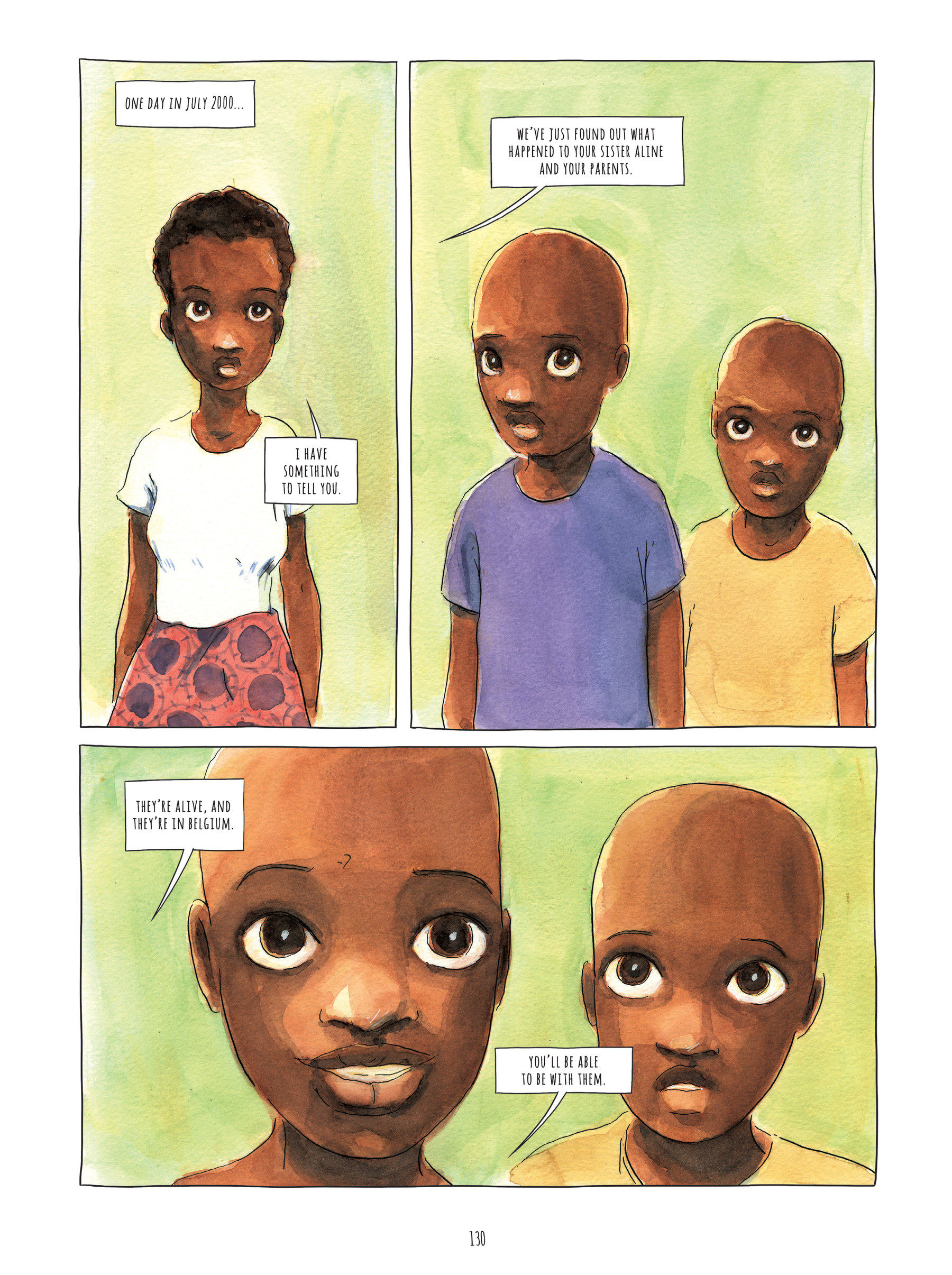 Read online Alice on the Run: One Child's Journey Through the Rwandan Civil War comic -  Issue # TPB - 129