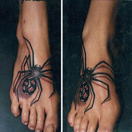 3D Tattoos Spider