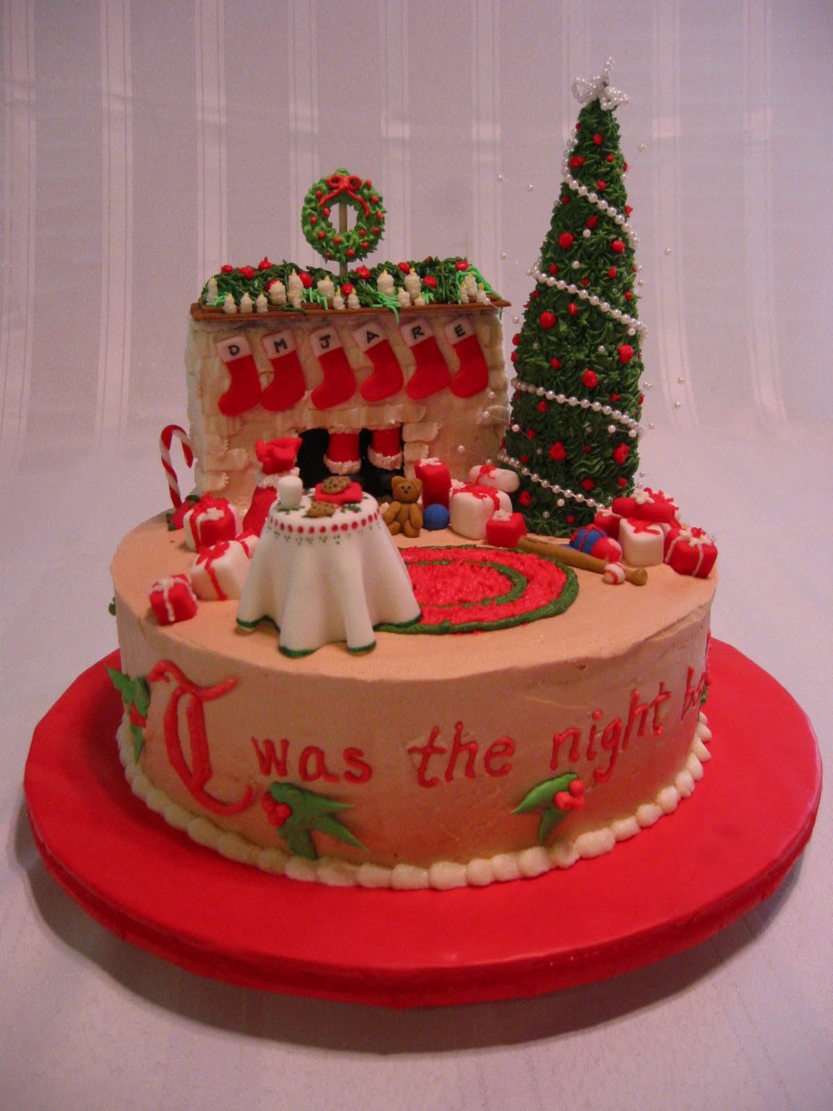 a. party style: xmas in july :: christmas cake