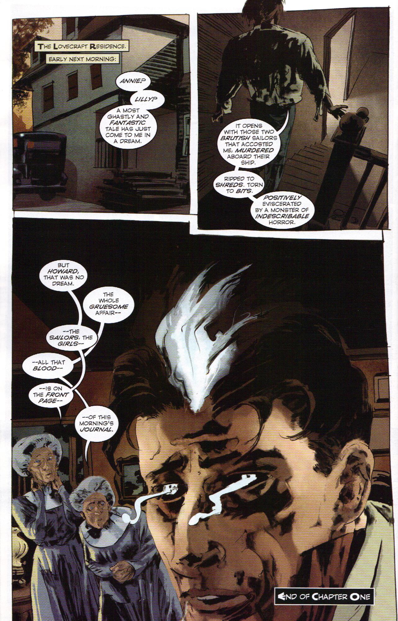 Read online The Strange Adventures of H.P. Lovecraft comic -  Issue #1 - 37