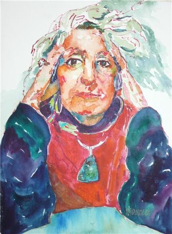Willie Nelson Net Worth >> Nancy Standlee Fine Art: Watercolor Self Portrait ~ Nancy Willie Nelson Net Worth >> Nancy Standlee Fine Art: Watercolor Self Portrait ~ Nancy
