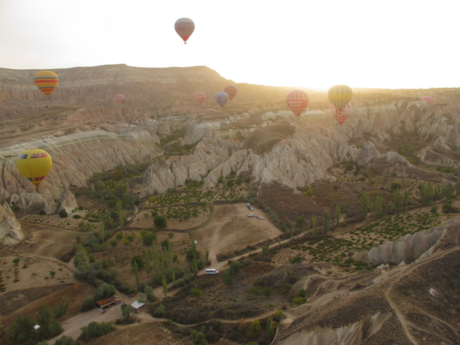 On our way to...: Turkey from above