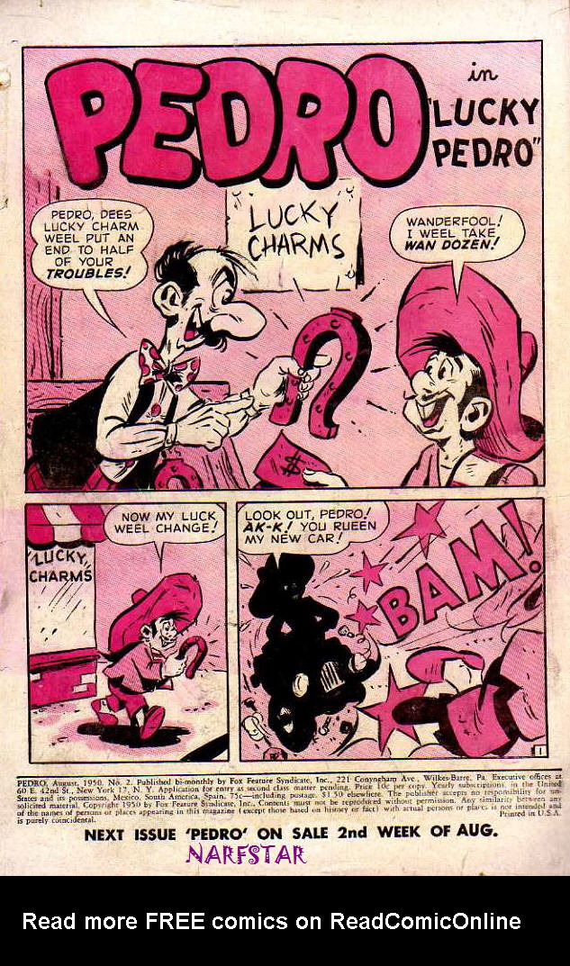 Read online Pedro comic -  Issue #2 - 2