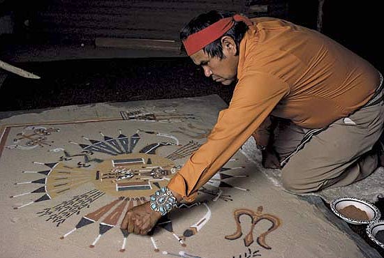 Miscellaneous Pics: Navajo Sand Painting