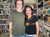 El escritor Argentino Emiliano Bustos, en la Librería del Sur  - La Victoria Municipio Ribas