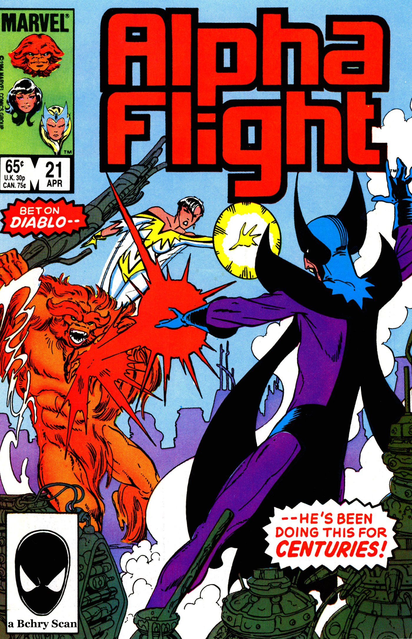Read online Alpha Flight (1983) comic -  Issue #21 - 1