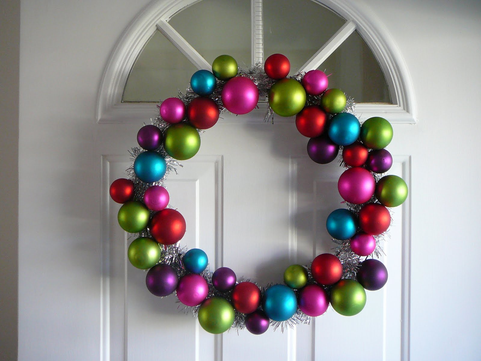 The Pursuit of Happiness Festive Ornament Ball Wreath