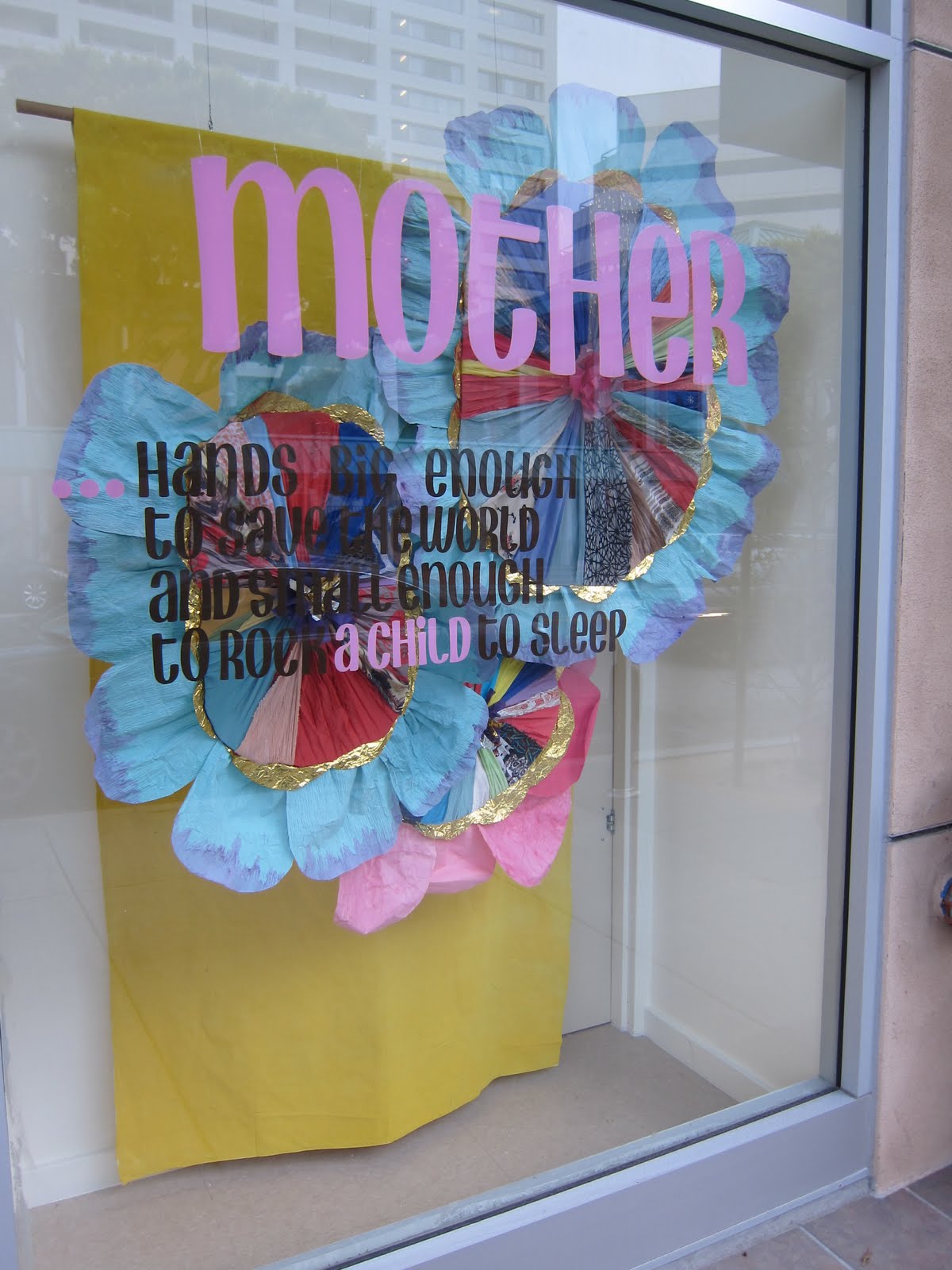 Mother's Day Windows