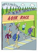 Far Gone Greetings 401k race card