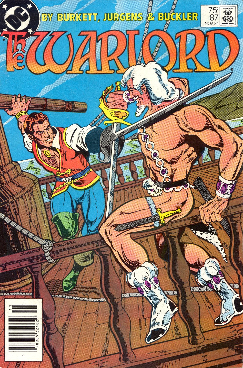 Read online Warlord (1976) comic -  Issue #87 - 1