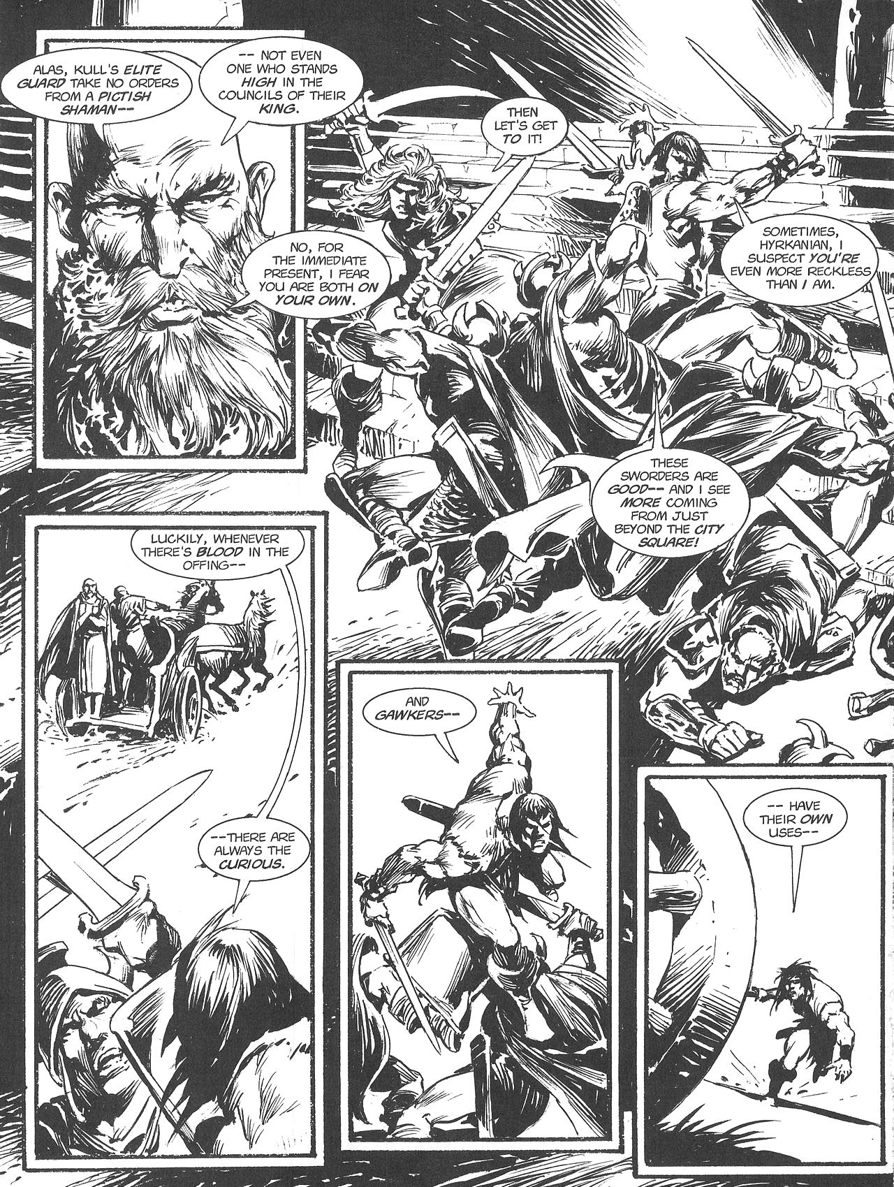 Read online The Savage Sword Of Conan comic -  Issue #226 - 5